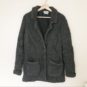Madewell Wallace boucle teddy coat